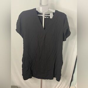 GAP Black‎ V-Neck Women's Tshirt dress swim cover size XL